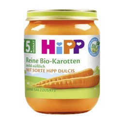 Hipp Pure Organic Carrot Puree (Suitable for 5 months and above) 125g