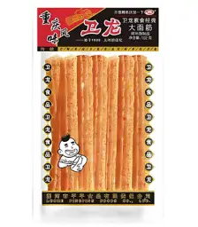 WL Latiao Gluten Strips- Hot & Spicy Flavour  102g 衛龍大麵筋-香辣102g