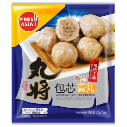 WJ Pork Balls with Chicken Filling 200g/pack 丸将包芯贡丸 200g/袋