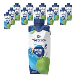 Vietcoco Kokoswater 330ml x12 – Grote verpakking Kokoswater 0,3 L Grootverpakking