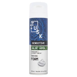 Tusk Sensitive Aloe Vera Shaving Foam 250ml