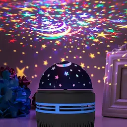 Evershine Starry Sky Projector Water Ripple Rotating Light Sheet Comes with USB Charging Cable Projector