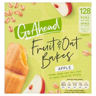 Go Ahead! Fruity Bakes A-Peeling! Apple 6 Bakes 210g