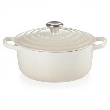 Le Creuset Signature Bräter rund 20 cm Meringue