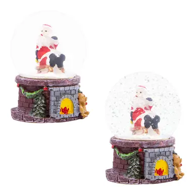Christmas Workshop Christmas Snowglobe -2 Assorted Designs