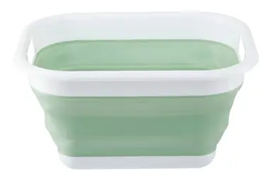 Maison by Premier Collapsible Sage White Laundry Basket