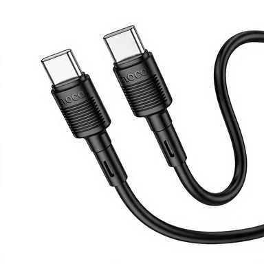 HOCO X83 60W USB-C to USB-C Charging Cable - 1M - Black