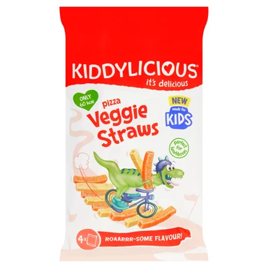  Kiddylicious Veggie Straws Pizza 3+ Years 4 x 12g