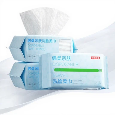 ochama×J.ZAO Disposable Face Towels， 80 sheets * 3 packs