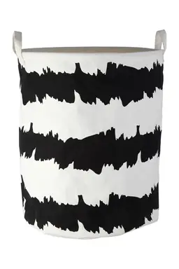 Maison by Premier Black And White Fabric Basket