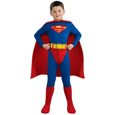 DC 640811M  Superman Dress-up Costume Medium (approx. 7-9 years)