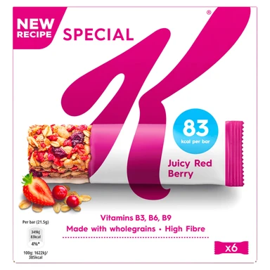 Special K Red Berry Cereal Bar 6 x 21.5g
