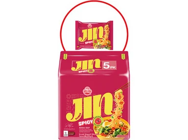 Ottogi Jin Ramen Spicy Multipack 120gx5