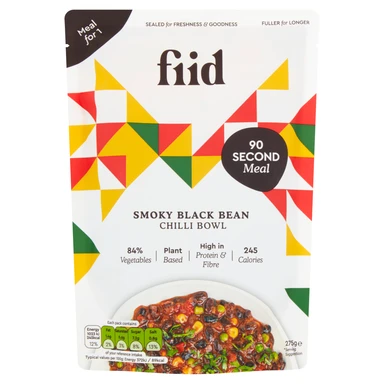 fiid Smoky Black Bean Chilli 275g