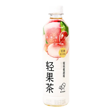 Heytea Peach Cranberry Flavor Green Tea Drink 450ml