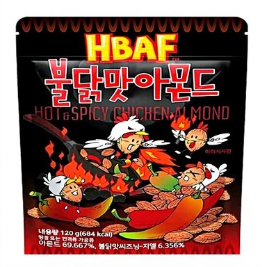 HBAF Mandel Würziger Hähnchen Geschmack 120 g