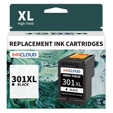 inkcloud 301XL Tintenpatronen-Versatz für HP 301 Envy 4500 DeskJet 1000 1 Schwarz