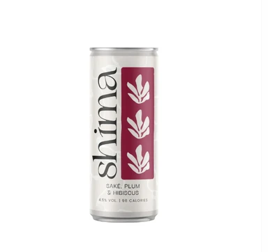 Shima Drinks Sake Cocktail - Plum & Hibiscus 250ml 4.5%