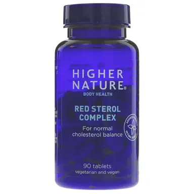 HIGHER NATURE - Red Sterol Complex - For Normal Cholesterol Balance - 90 TABS