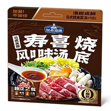Jiadianziwei Japanse Kansai Sukiyaki Smaak Soepbasis 150g