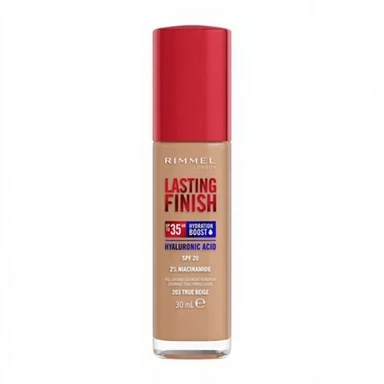 RIMMEL LONDON Lasting Finish 35h Fond de teint hydratant SPF 20+, teinte n°203 True Beige - 30 ml