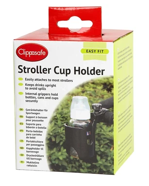 Clippasafe Stroller Cup Holder Easy Fit 1 Pack