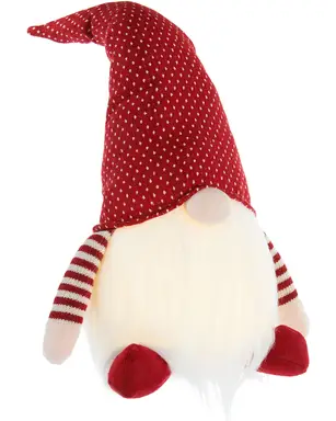 WeRChristmas Pre-Lit Sitting Gonk, 50 cm