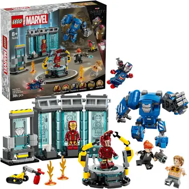 LEGO Marvel 76315 Iron Man's Laboratory: Hall of Armour