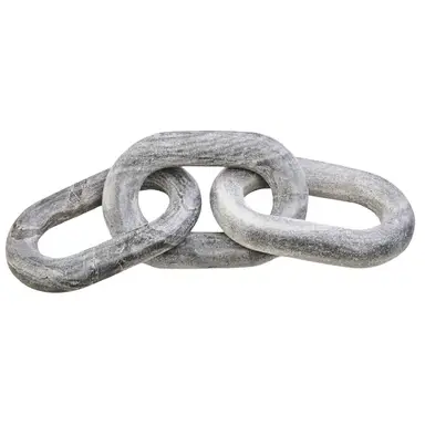 Fifty Five South Sculpture Nason Chain Marble Grey