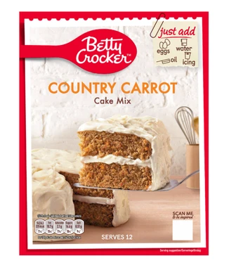 Betty Crocker Moreish Carrot Cake Mix 425g