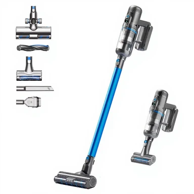 PUPPYOO Handheld stofzuiger voor huishoudelijk gebruik, vermogen 535W, zuigkracht 170AW, LED-scherm