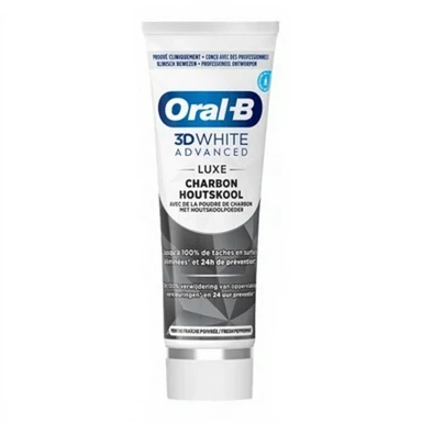 Oral-B 3D White Advanced - dentifrice charbon - 75 ml