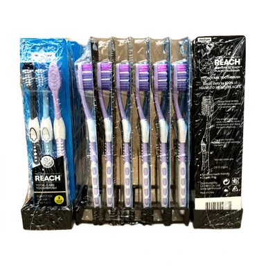 REACH Tandenborstel Total Care 3-pack Medium (10x6)