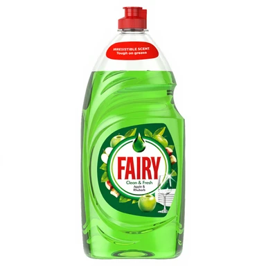 Fairy Clean & Fresh Washing Up Liquid Apple & Rhubarb 1015ml