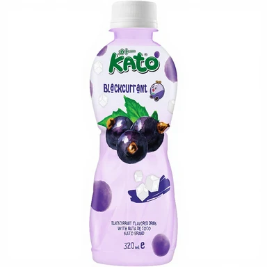 KATO Zwartebessensap met Nata de Coco 320 ml