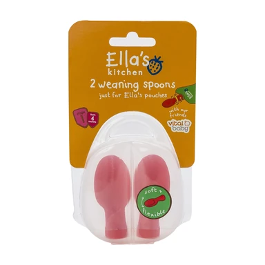 Vital Baby Ella's Kitchen Weaning Spoon Tips 2 Pack