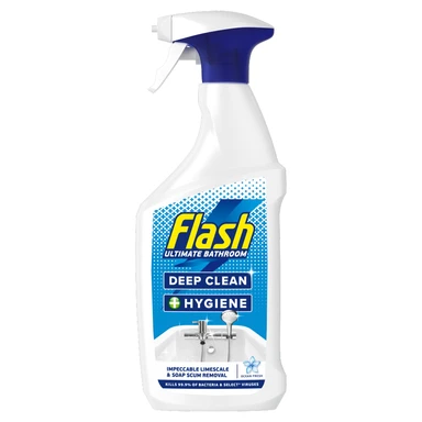 Flash Deep Clean & Hygiene AntiBac Bathroom Cleaner, 800ml