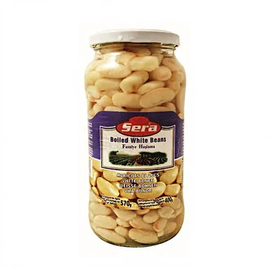 Sera Haslanmis Beyaz Fasulye 570g (Gekookte Bonen)