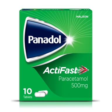 Panadol Rapid Pain Relief, 500mg Paracetamol Tablets, Pack of 10