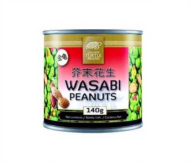 Goldene Schildkröte Erdnüsse mit Wasabi überzogen 140g