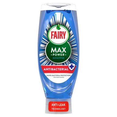 Fairy Max Power Washing Up Liquid, Antibacterial, Eucalyptus, 660ml