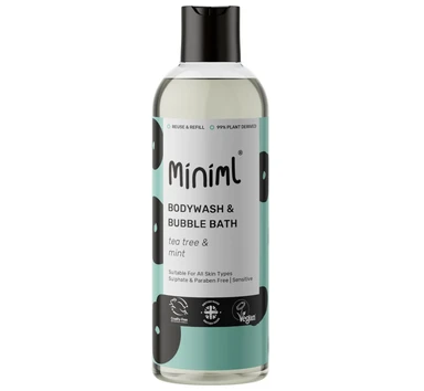 Miniml Bodywash & Bubble Bath Tea Tree & Mint 500ml