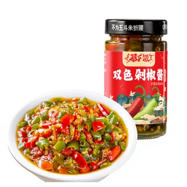 Jixiangju JIANGXIANGJUBi-ColourChoppedPepperSauceforRice200g