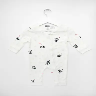 Mama Bamboo Babygrow Panda Print 9-12 Months