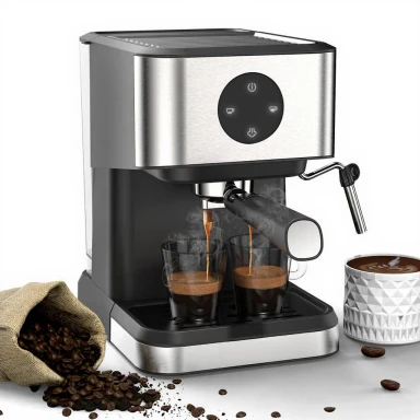 IAGREEA Espresso Machine 20 Bar, Professional Espresso Maker with Milk Frother Steam Wand, 50oz Removable Water Tank, Fast Heating Semi Automatic Coffee Machine for cappuccino, Latte, Macchiato