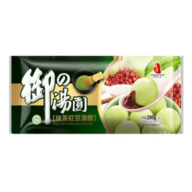 FRESHASIA TW Green Tea & Adzuki Bean Rice Ball 200g