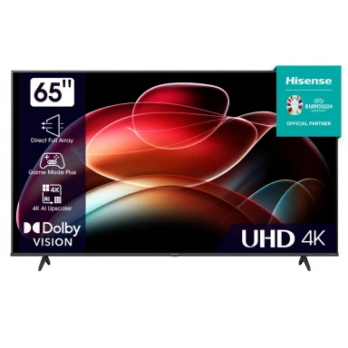 Hisense 65A6K  65" 4K Ultra HD UHD VIDAA Smart TV  Wi-Fi  Black 65 Inch