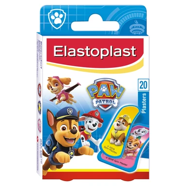 Elastoplast Paw Patrol Character Plasters for Children - 20 Plasters