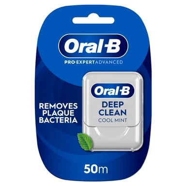 Oral-B Pro-Expert Advanced Waxed Dental Floss Cool Mint Flavour 50m