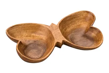 Maison by Premier Acacia Butterfly Shaped Serving Dish